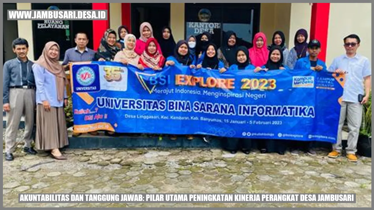 Akuntabilitas dan Tanggung Jawab: Pilar Utama Peningkatan Kinerja Perangkat Desa Jambusari