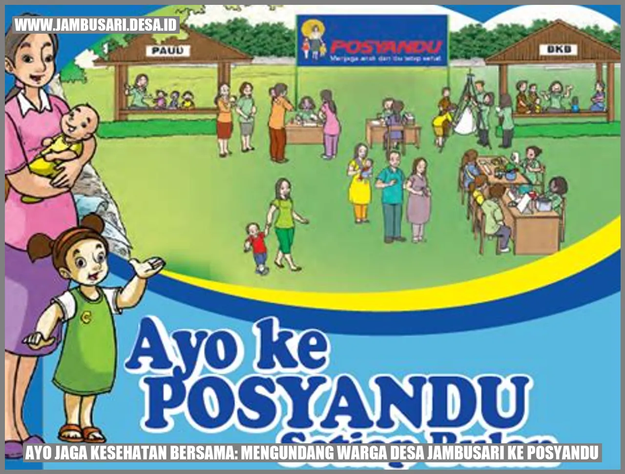 Posyandu di Desa Jambusari