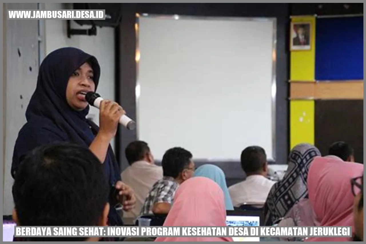 Gambar Inovasi Program Kesehatan Desa di Kecamatan Jeruklegi