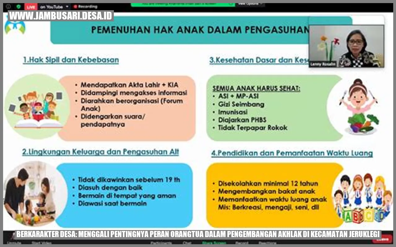 Berkarakter Desa: Menggali Pentingnya Peran Orangtua dalam Pengembangan Akhlak di Kecamatan Jeruklegi