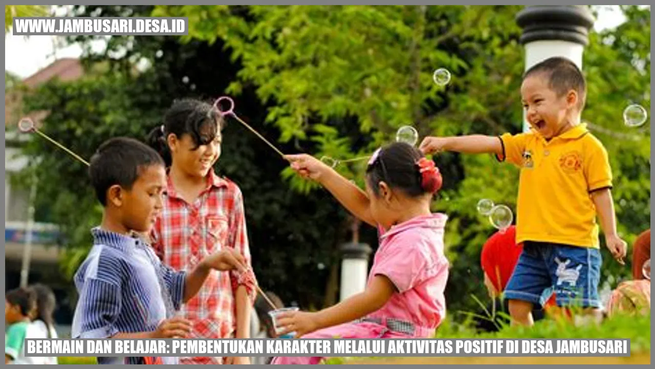 Bermain dan Belajar: Pembentukan Karakter Melalui Aktivitas Positif di Desa Jambusari