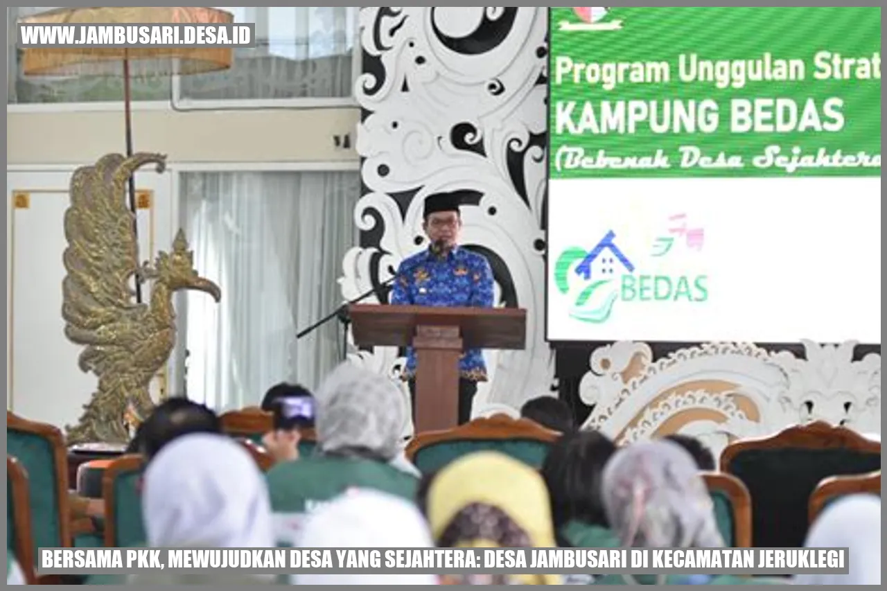 Bersama PKK, Mewujudkan Desa yang Sejahtera: Desa Jambusari di Kecamatan Jeruklegi