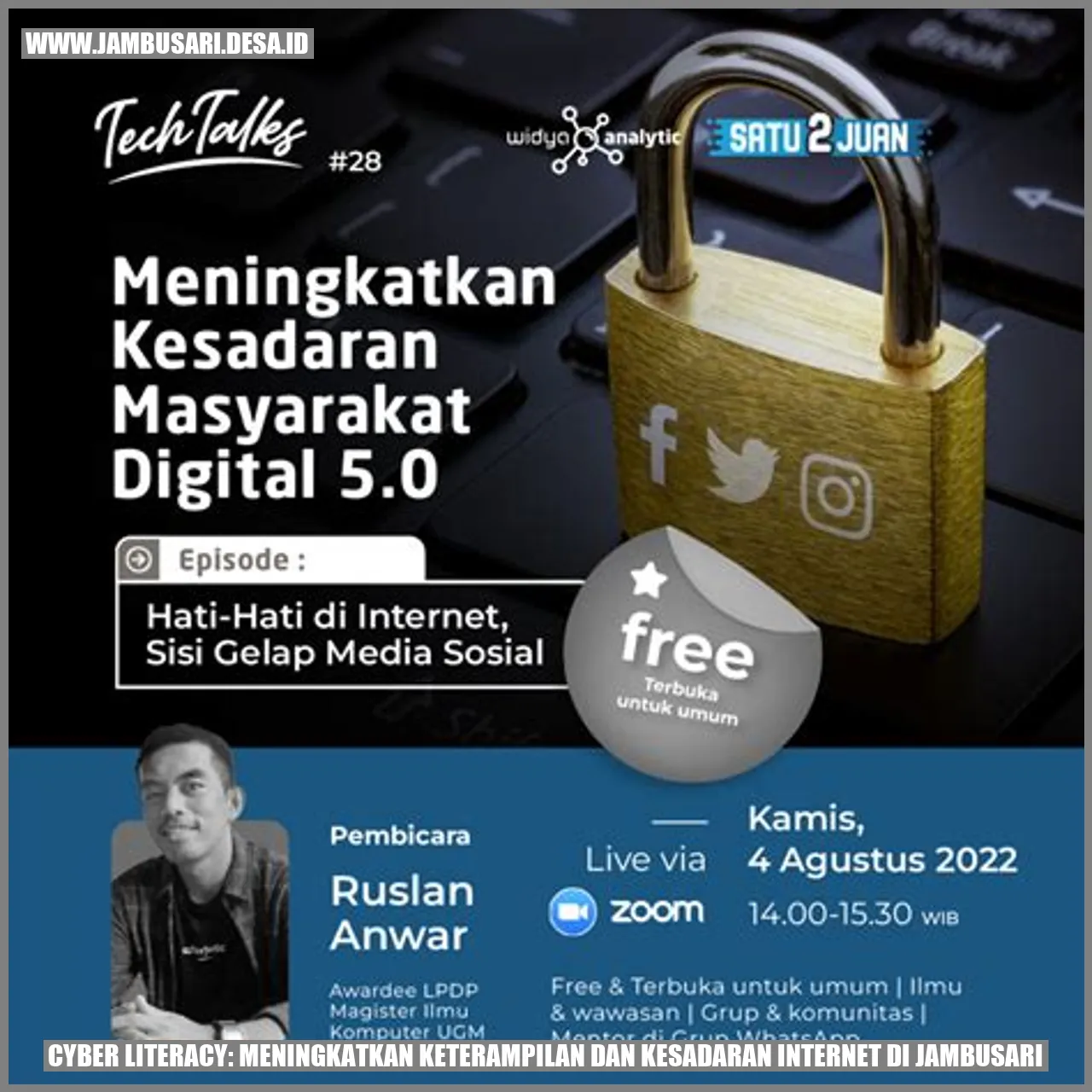 Cyber Literacy: Meningkatkan Keterampilan dan Kesadaran Internet di Jambusari