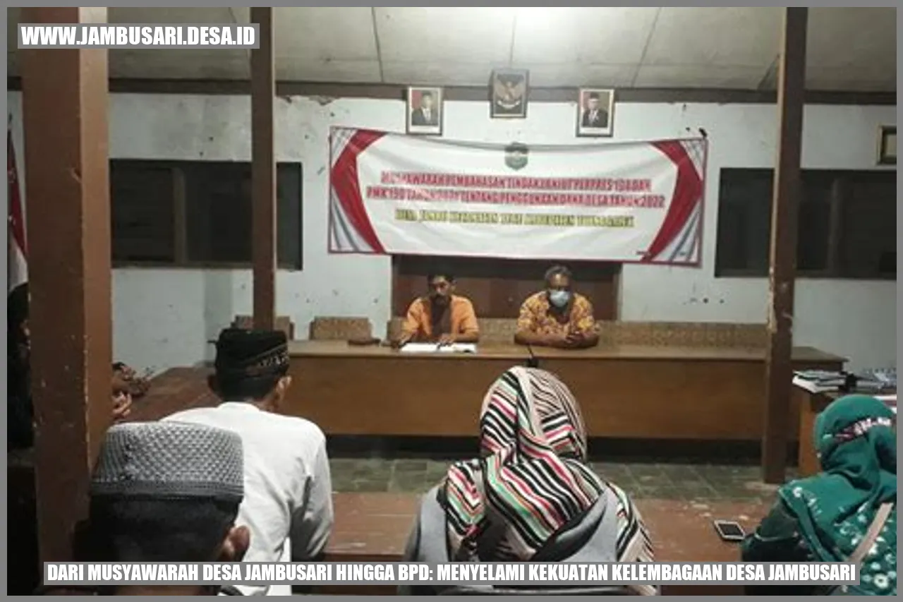 Musyawarah Desa Jambusari