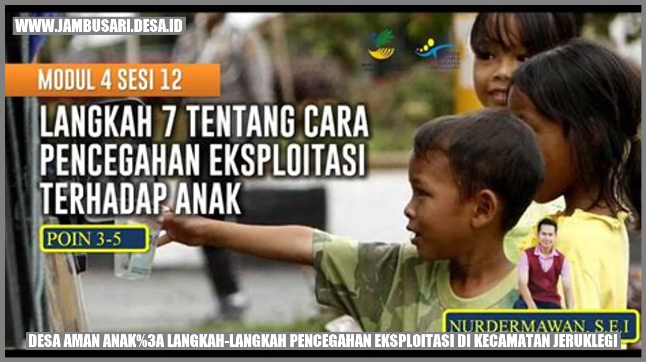Desa Aman Anak: Langkah-langkah Pencegahan Eksploitasi di Kecamatan Jeruklegi