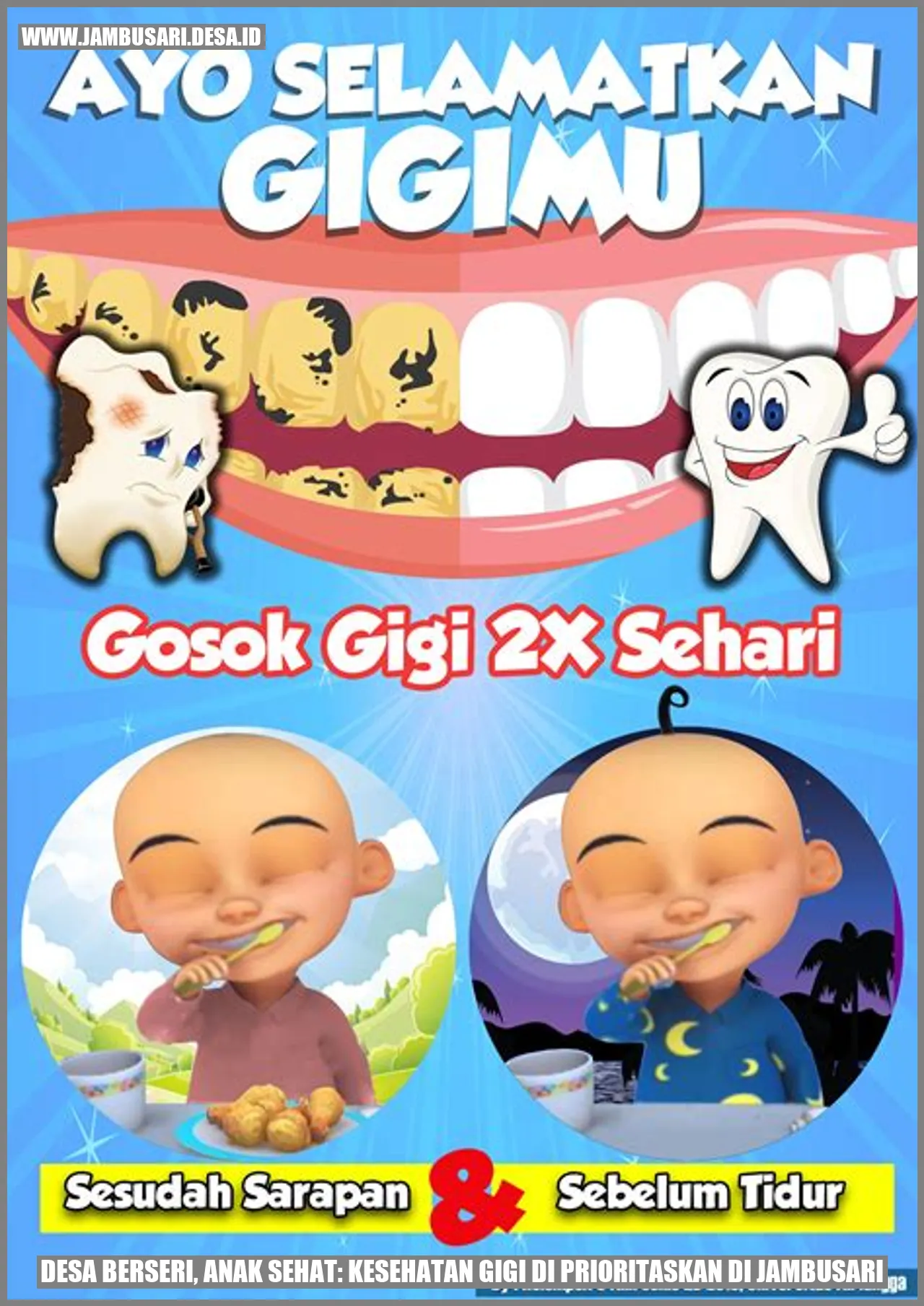 Desa Berseri, Anak Sehat: Kesehatan Gigi di Prioritaskan di Jambusari
