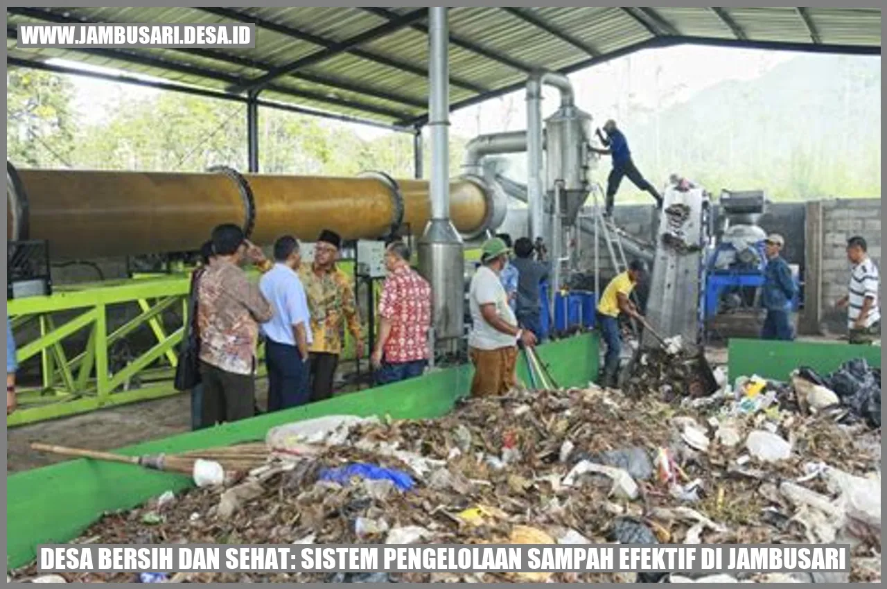 Desa Bersih dan Sehat: Sistem Pengelolaan Sampah Efektif di Jambusari