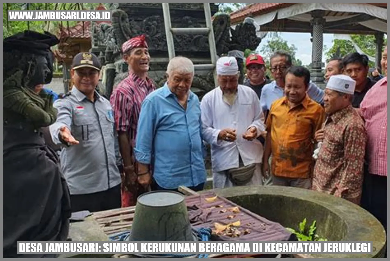 Desa Jambusari: Simbol Kerukunan Beragama di Kecamatan Jeruklegi