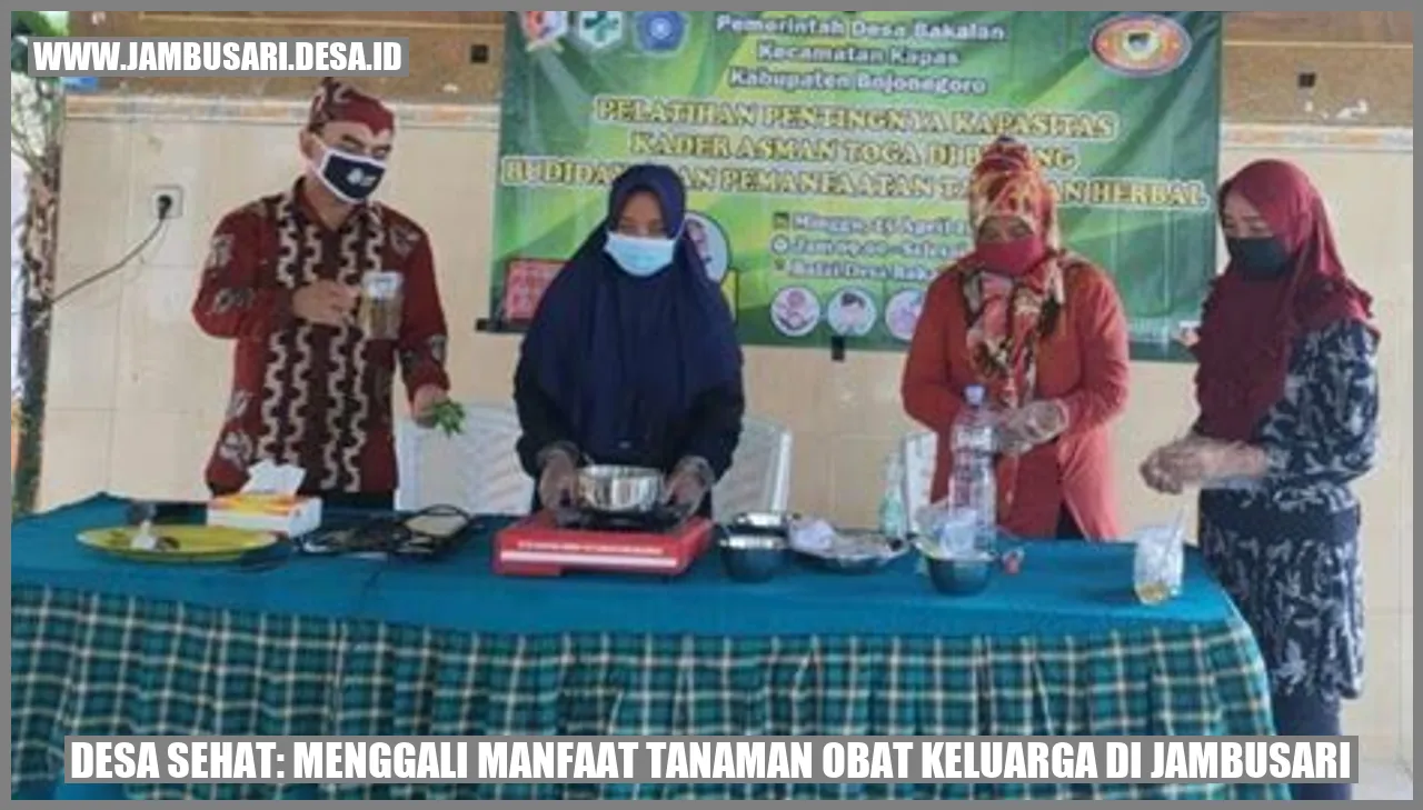 Desa Sehat: Menggali Manfaat Tanaman Obat Keluarga di Jambusari