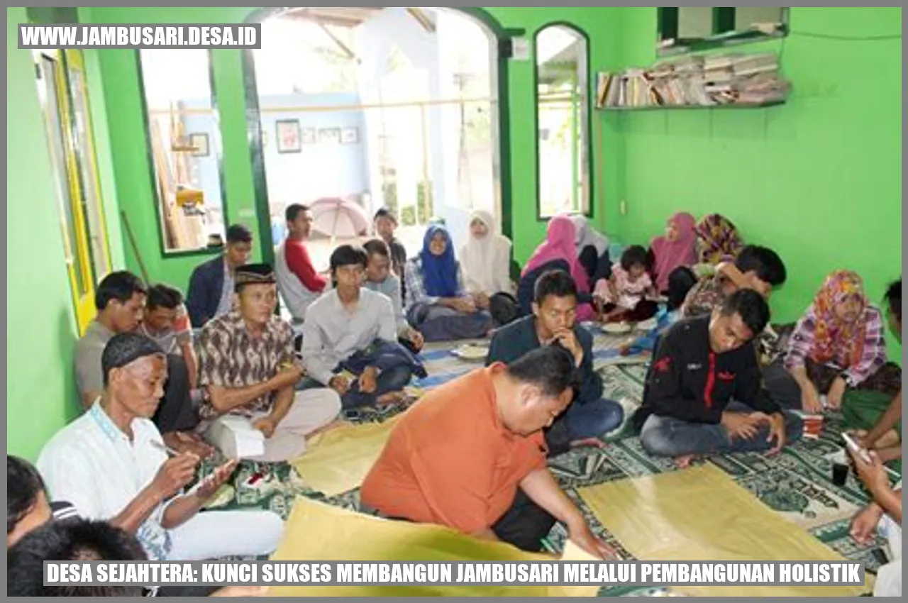 Desa Sejahtera: Kunci Sukses Membangun Jambusari melalui Pembangunan Holistik