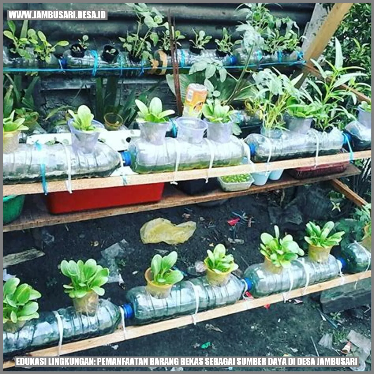 Edukasi Lingkungan: Pemanfaatan Barang Bekas Sebagai Sumber Daya di Desa Jambusari