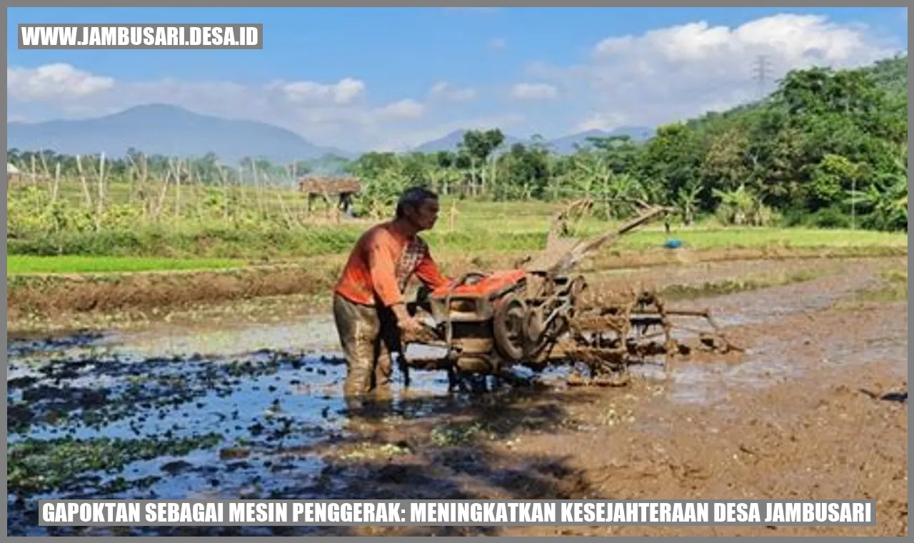 Gapoktan Sebagai Mesin Penggerak: Meningkatkan Kesejahteraan Desa Jambusari