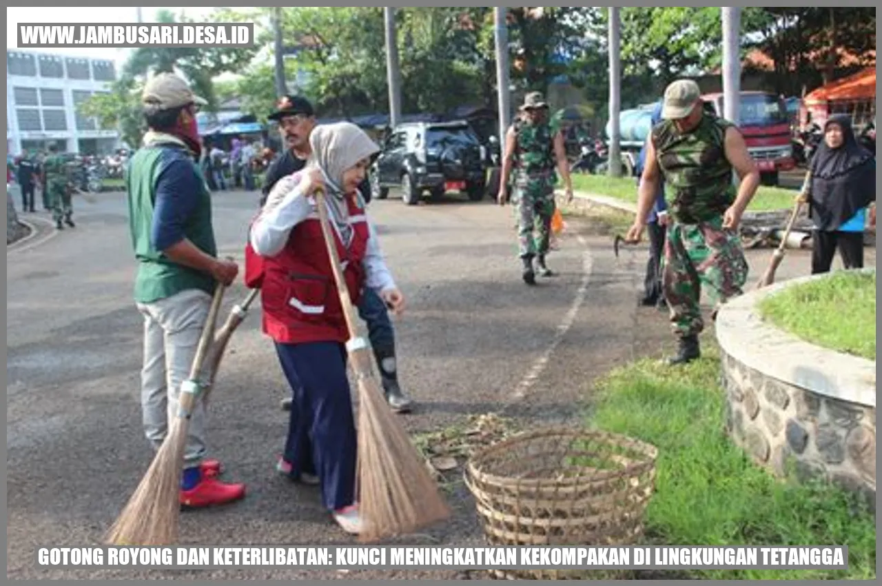 Gambar Gotong Royong dan Keterlibatan: Kunci Meningkatkan Kekompakan di Lingkungan Tetangga