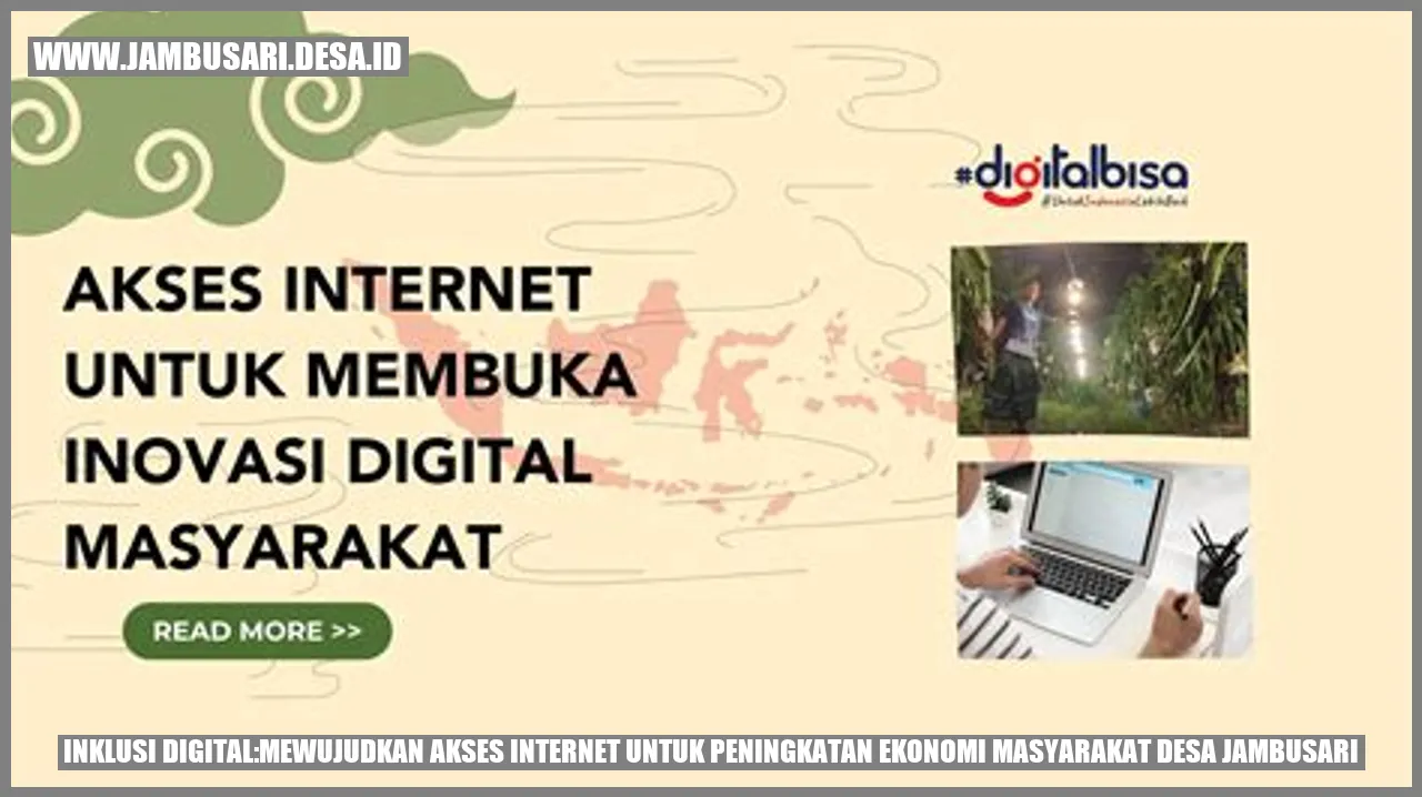 Inklusi Digital: Mewujudkan Akses Internet untuk Peningkatan Ekonomi Masyarakat Desa Jambusari