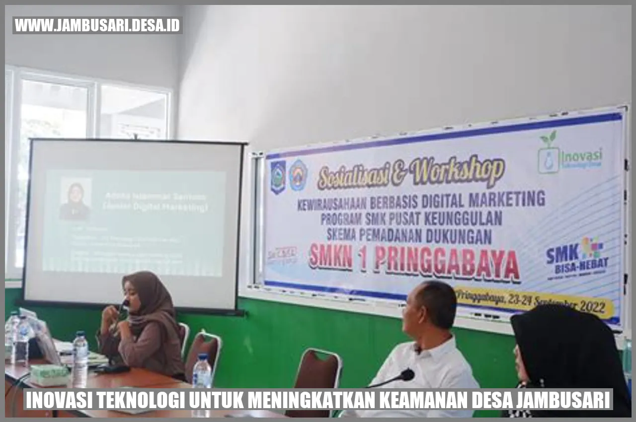 Inovasi Teknologi untuk Meningkatkan Keamanan Desa Jambusari