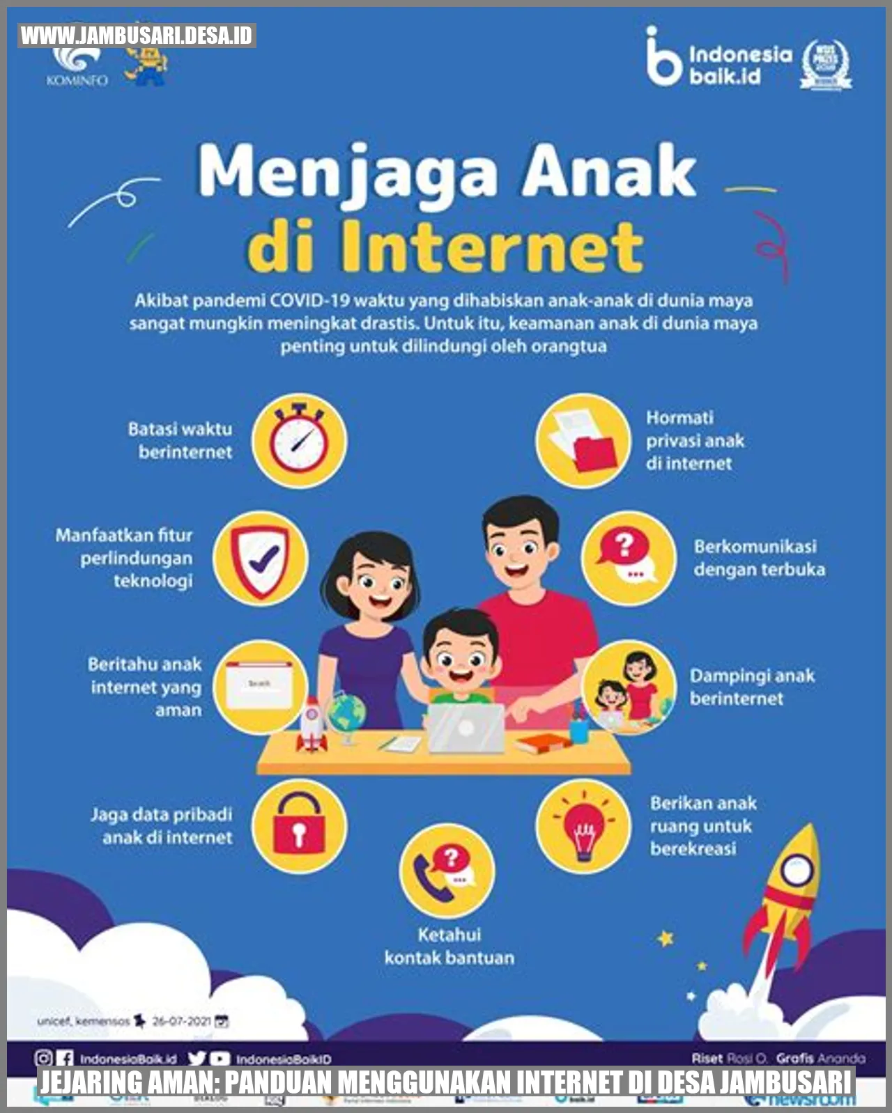 Jejaring Aman: Panduan Menggunakan Internet di Desa Jambusari
