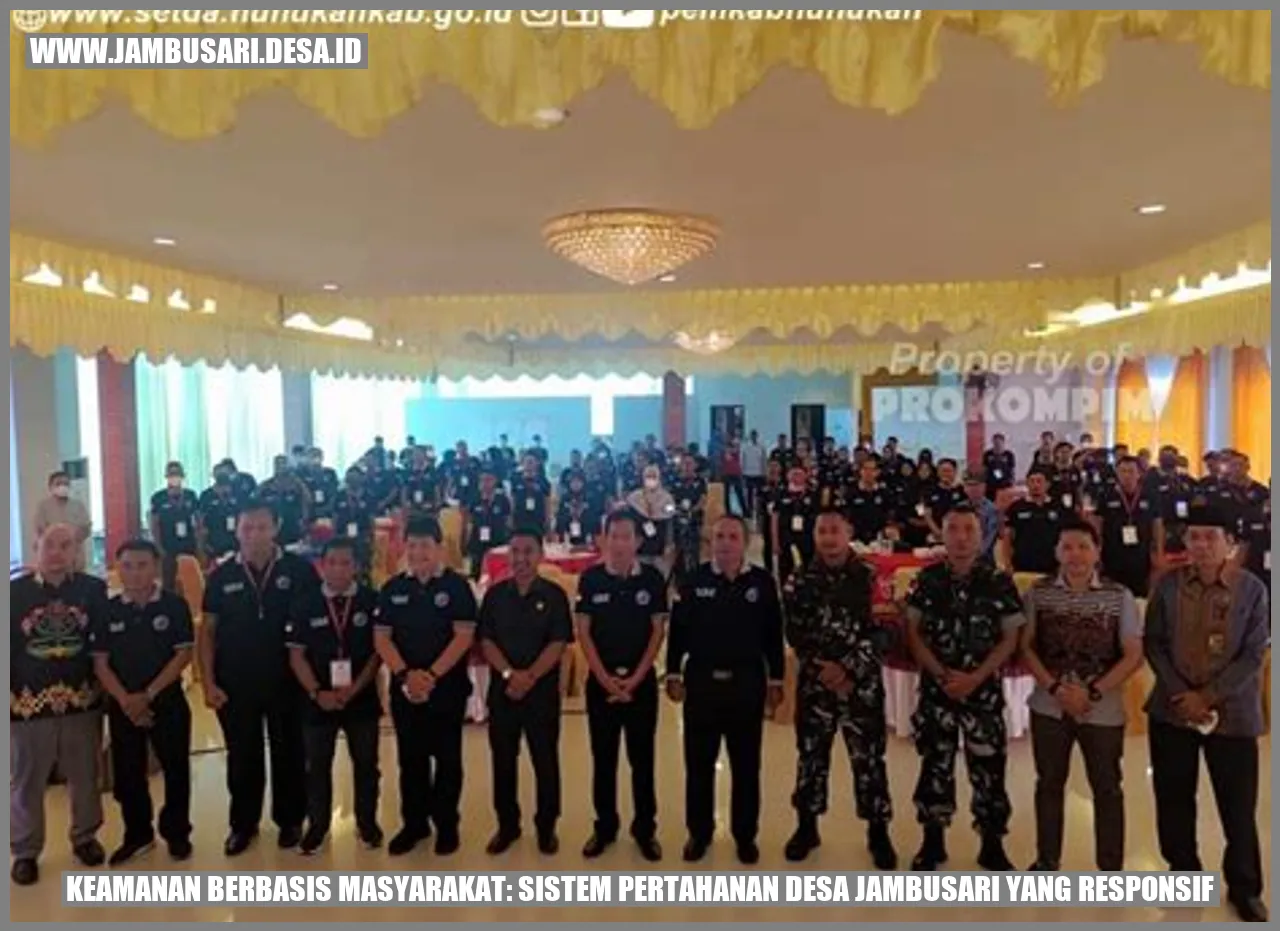 Keamanan Berbasis Masyarakat: Sistem Pertahanan Desa Jambusari yang Responsif
