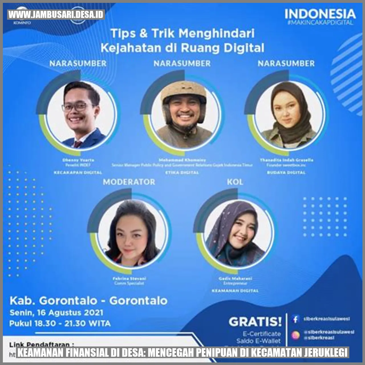 Keamanan Finansial di Desa: Mencegah Penipuan di Kecamatan Jeruklegi