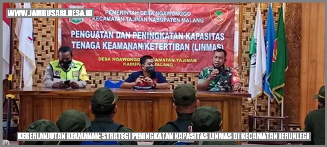 Gambar Linmas di Kecamatan Jeruklegi