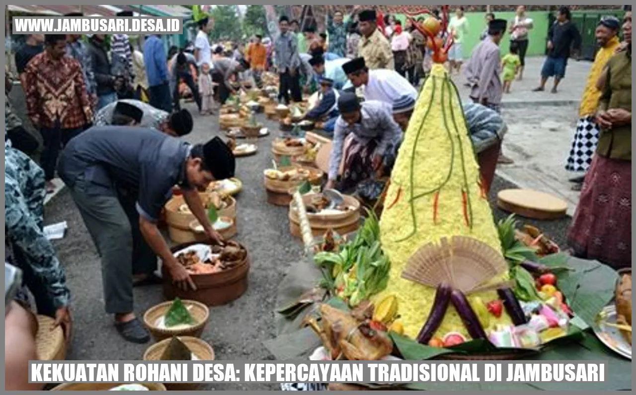 Kekuatan Rohani Desa: Kepercayaan Tradisional di Jambusari