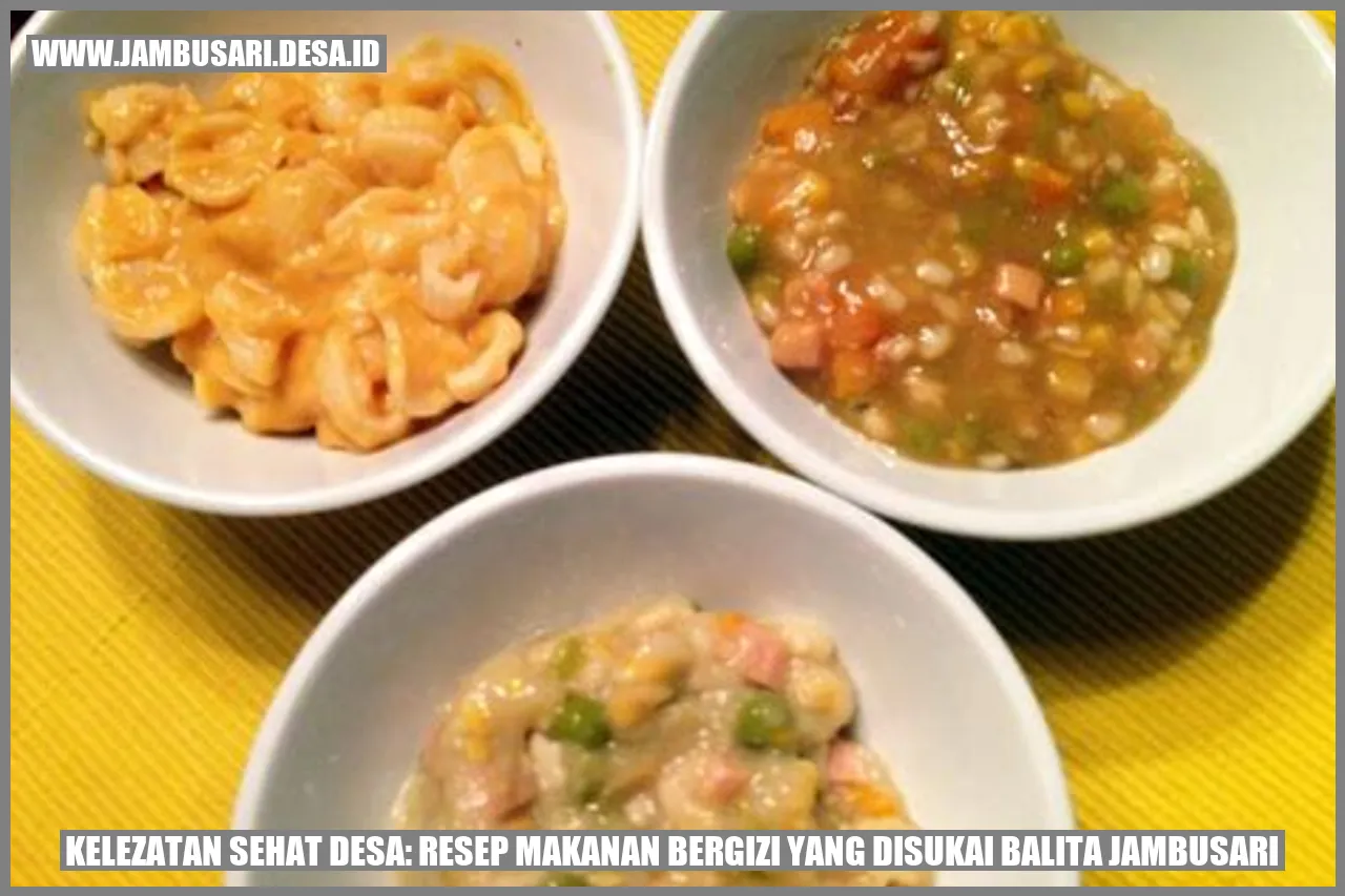 Kelezatan Sehat Desa: Resep Makanan Bergizi yang Disukai Balita Jambusari