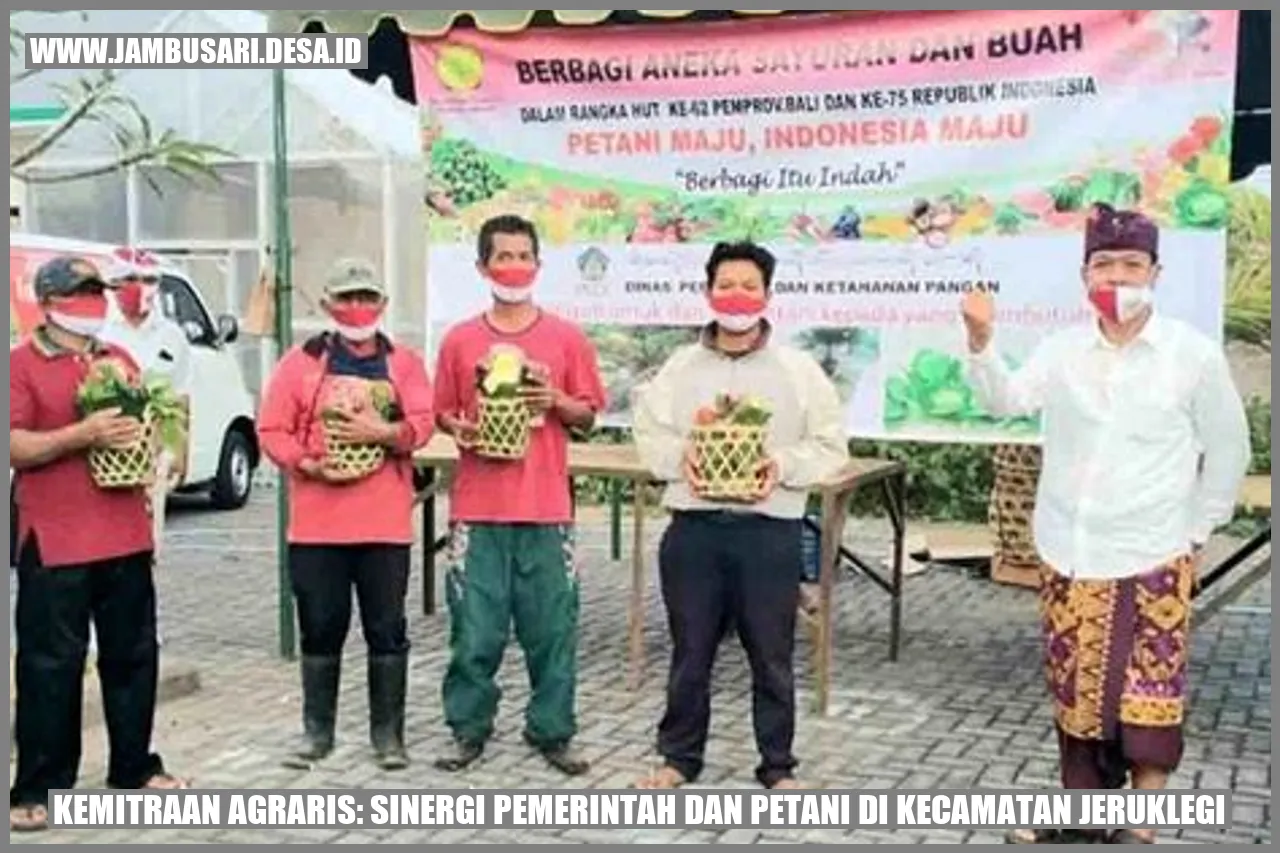 Kemitraan Agraris: Sinergi Pemerintah dan Petani di Kecamatan Jeruklegi