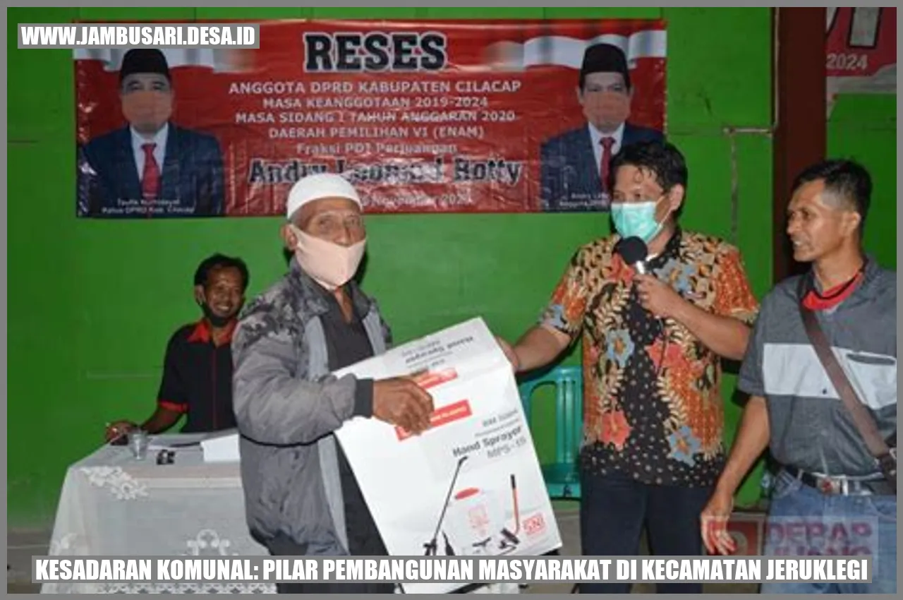 Kesadaran Komunal: Pilar Pembangunan Masyarakat di Kecamatan Jeruklegi