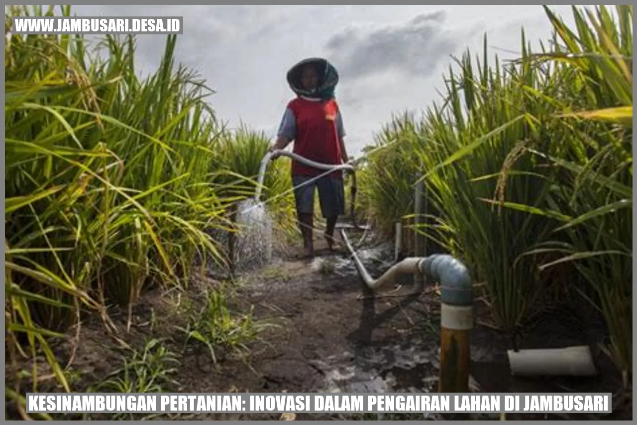 Inovasi dalam Pengairan Lahan di Jambusari