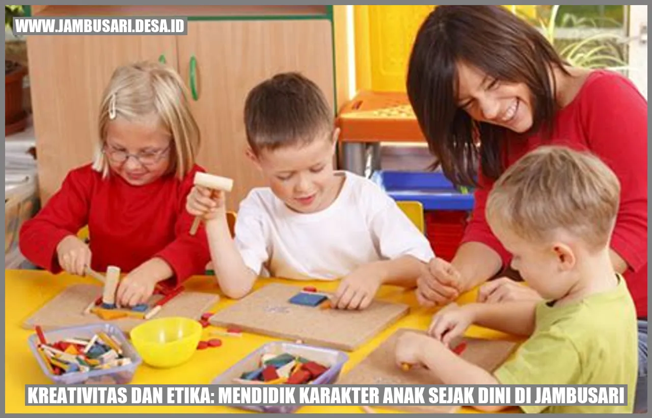 Kreativitas dan Etika: Mendidik Karakter Anak Sejak Dini di Jambusari