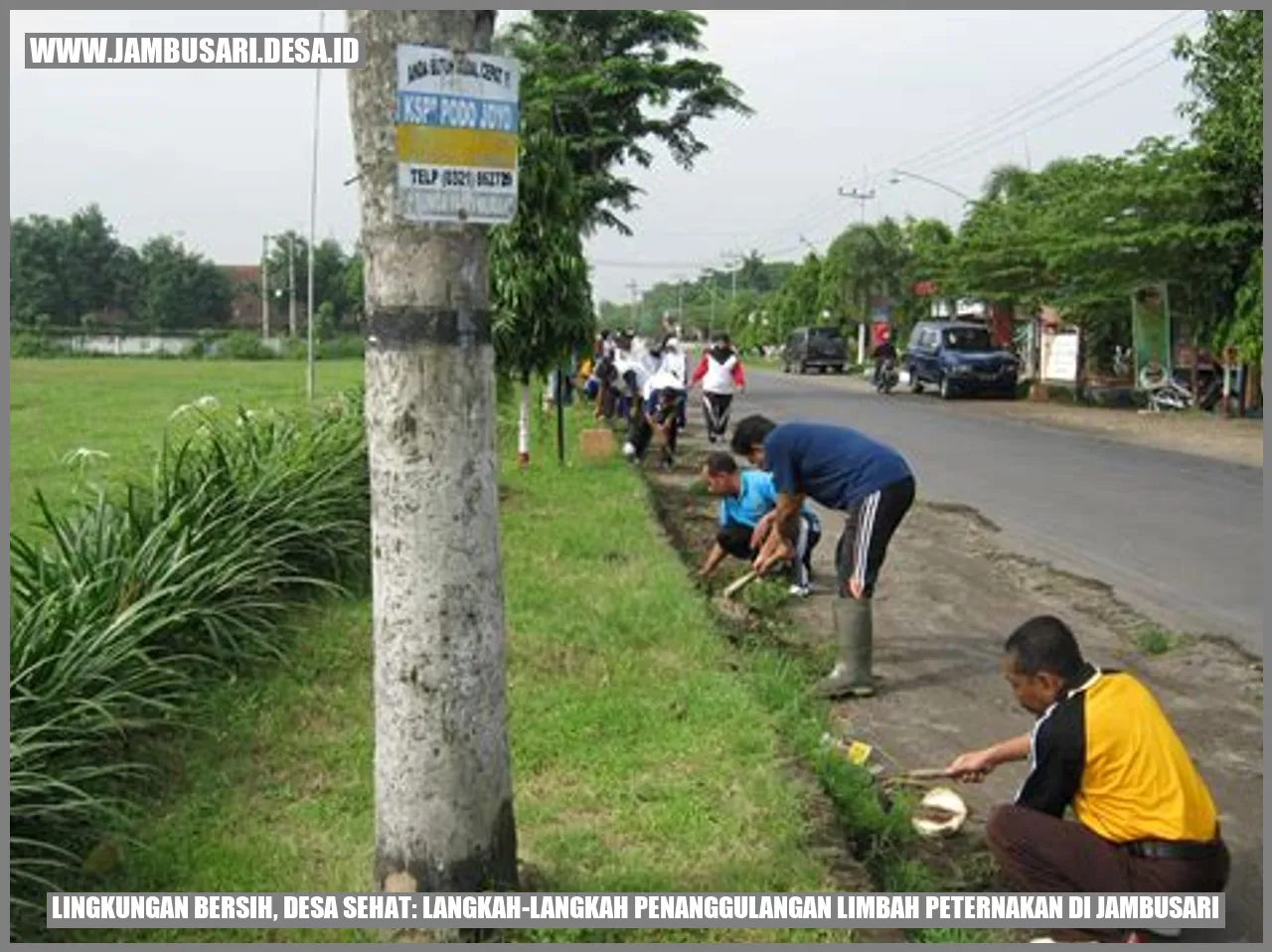 Lingkungan Bersih, Desa Sehat: Langkah-Langkah Penanggulangan Limbah Peternakan di Jambusari