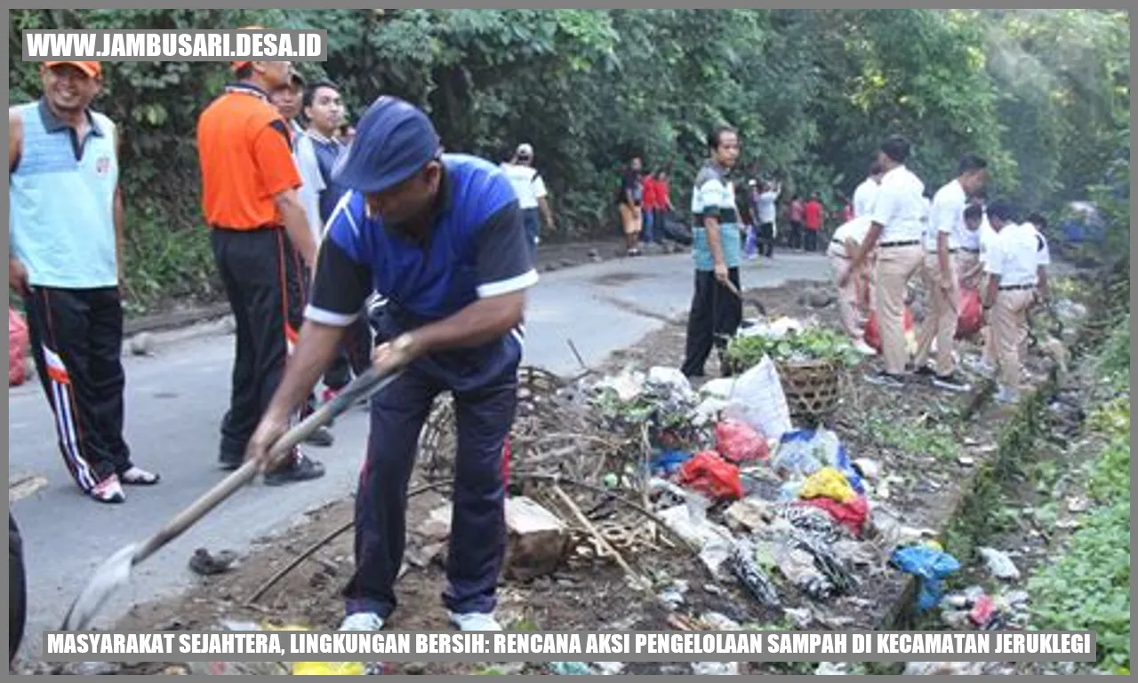 Rencana Aksi Pengelolaan Sampah di Kecamatan Jeruklegi