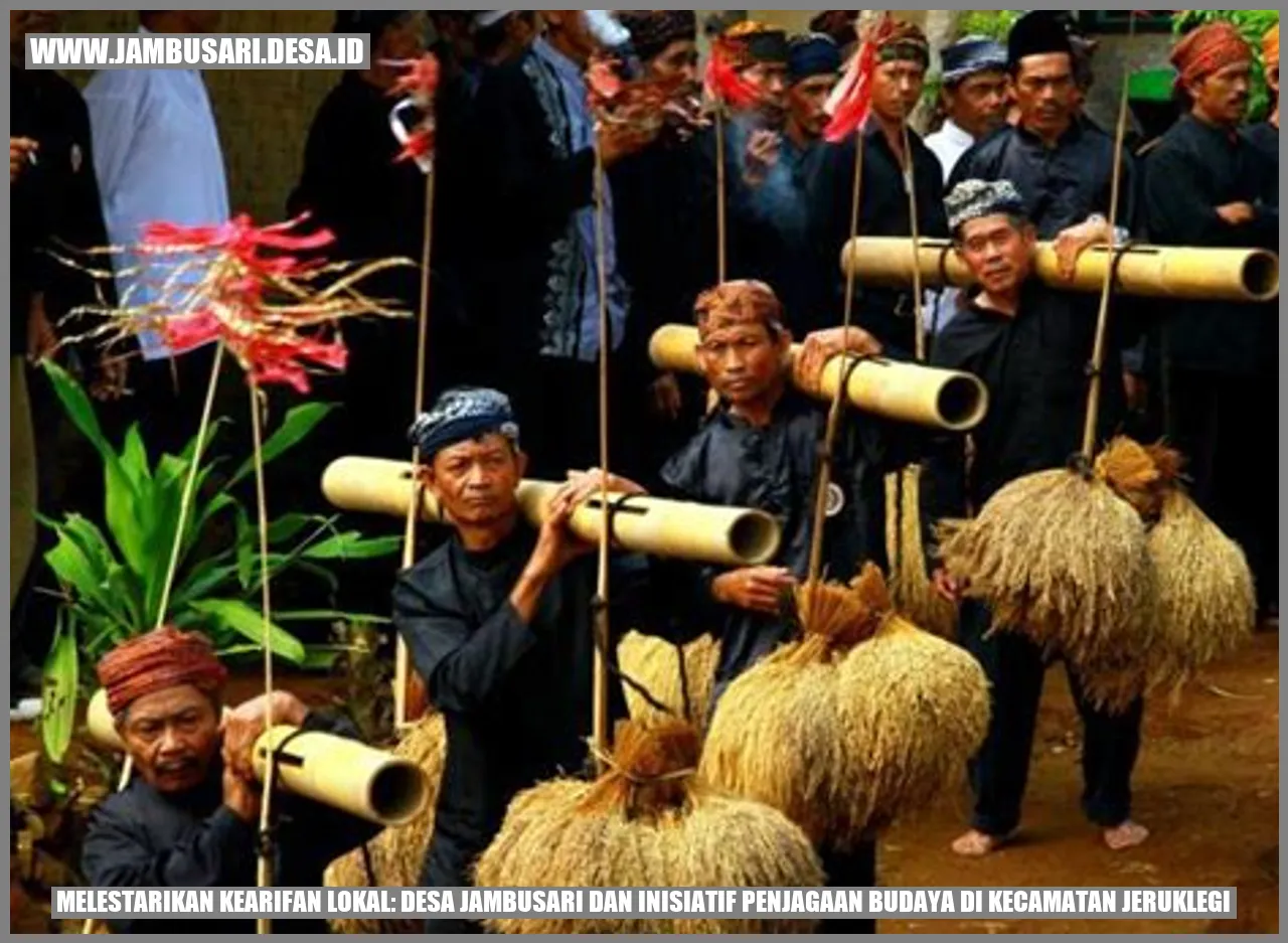Desa Jambusari dan Inisiatif Penjagaan Budaya