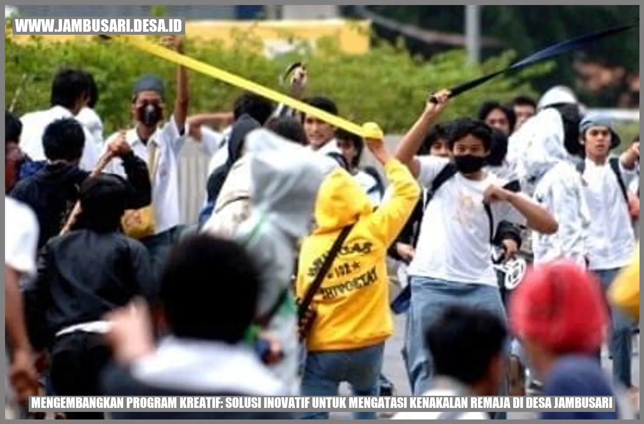 Mengembangkan Program Kreatif: Solusi Inovatif untuk Mengatasi Kenakalan Remaja di Desa Jambusari