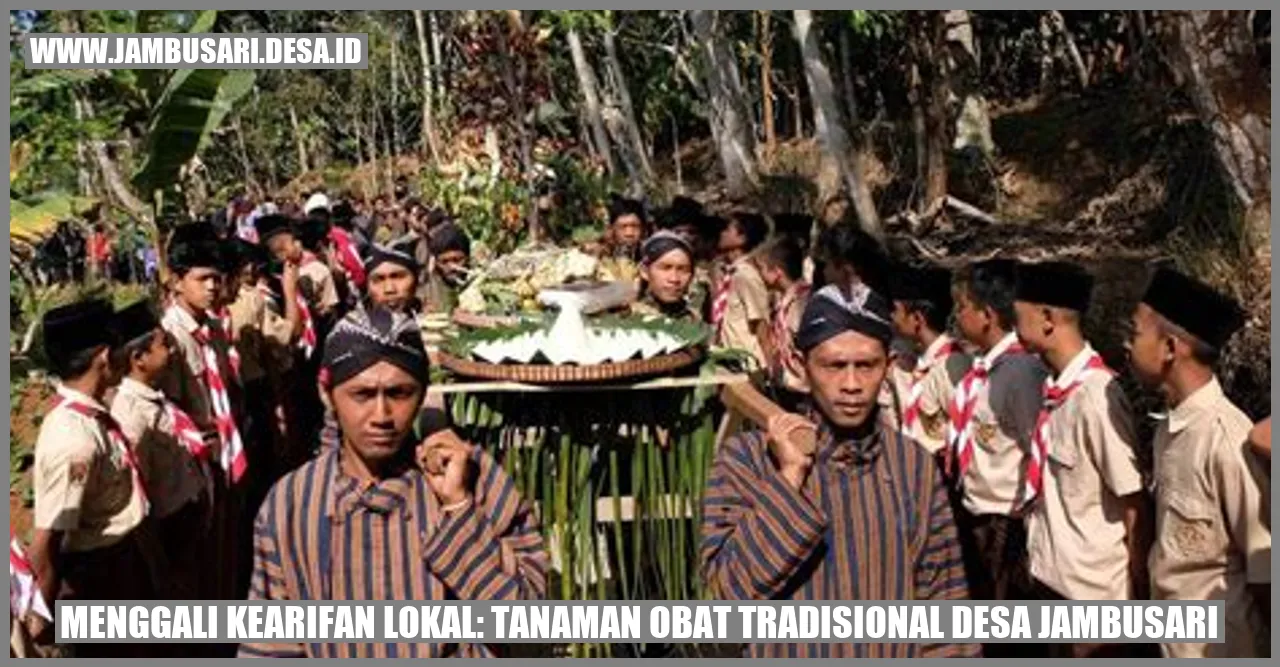 Tanaman Obat Tradisional Desa Jambusari