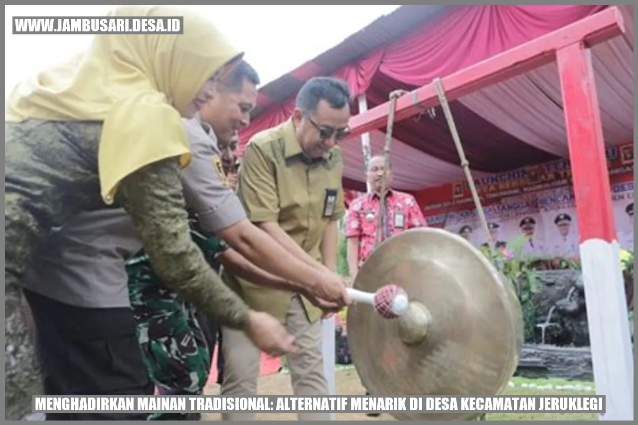 Mainan Tradisional di Desa Kecamatan Jeruklegi