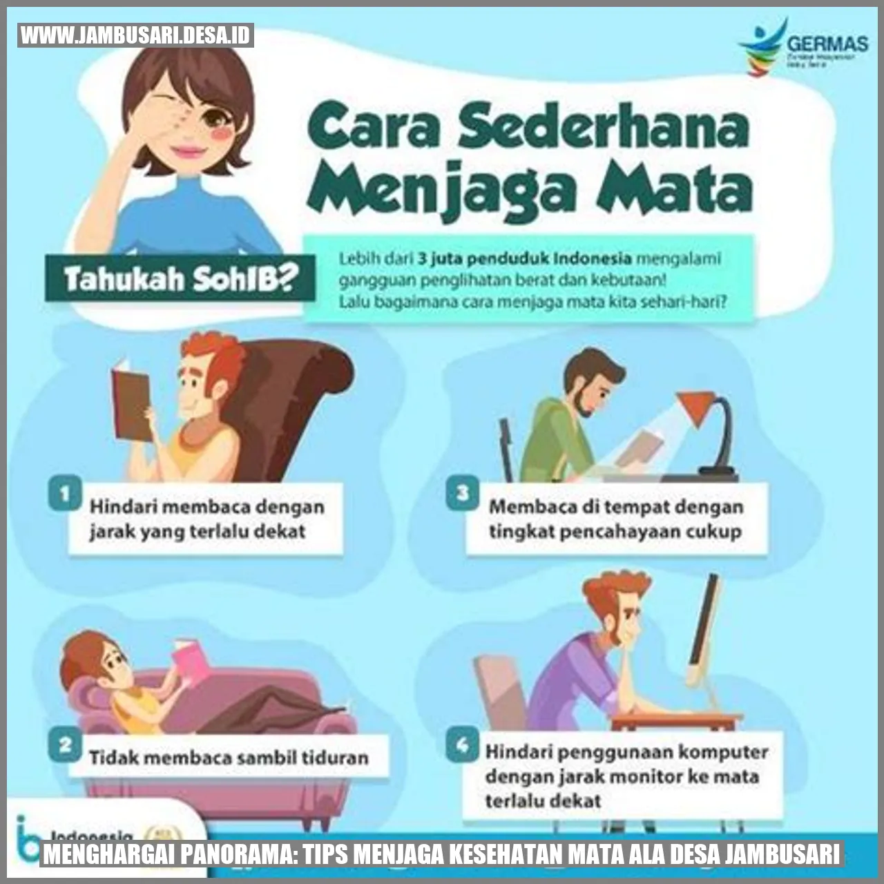 Menghargai Panorama: Tips Menjaga Kesehatan Mata ala Desa Jambusari