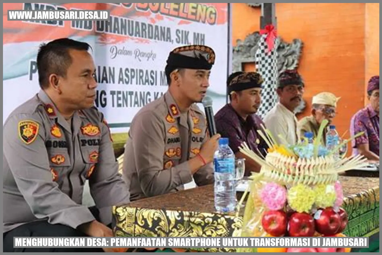 Menghubungkan Desa: Pemanfaatan Smartphone untuk Transformasi di Jambusari