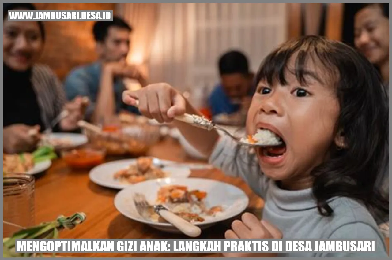 Gambar Mengoptimalkan Gizi Anak: Langkah Praktis di Desa Jambusari
