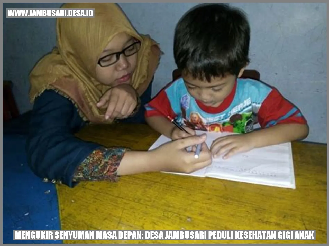 Desa Jambusari Peduli Kesehatan Gigi Anak