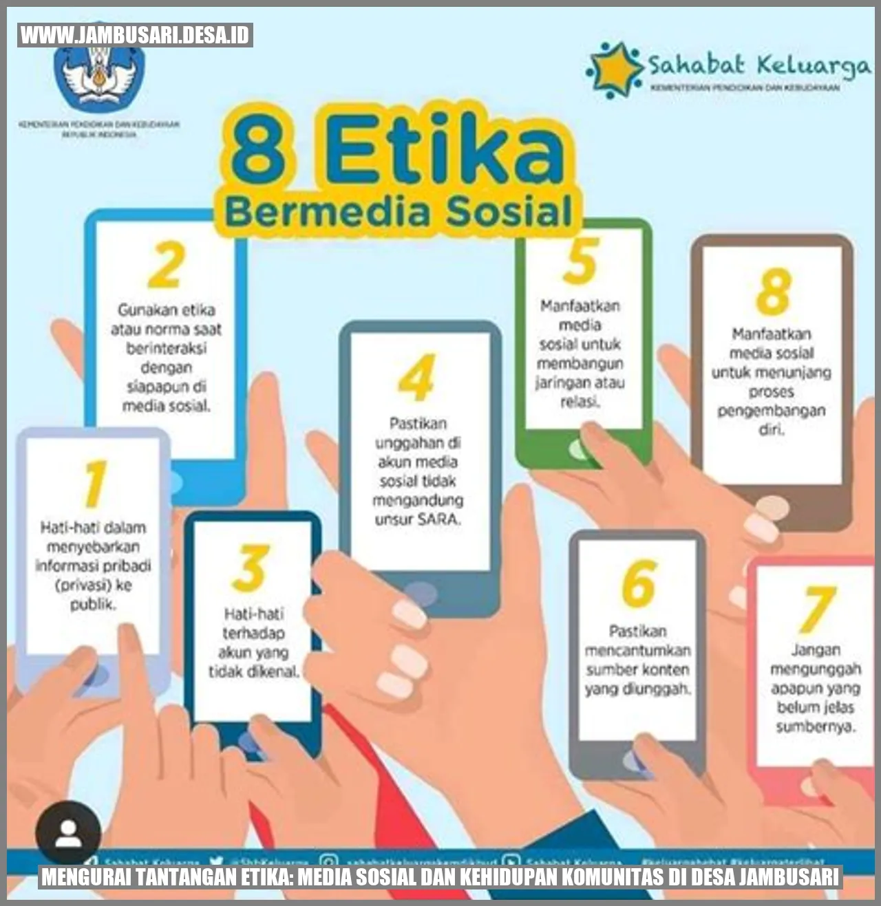 Mengurai Tantangan Etika: Media Sosial dan Kehidupan Komunitas di Desa Jambusari
