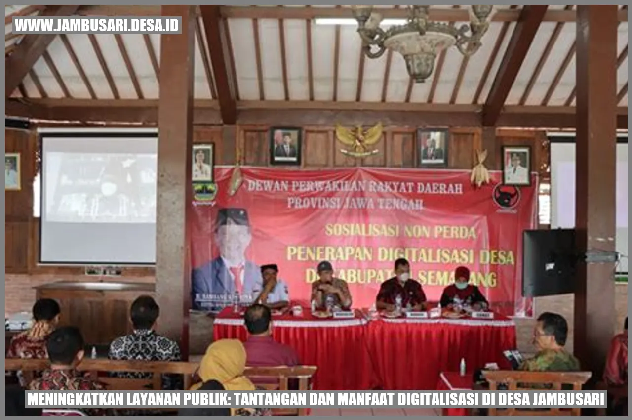 Meningkatkan Layanan Publik: Tantangan dan Manfaat Digitalisasi di Desa Jambusari