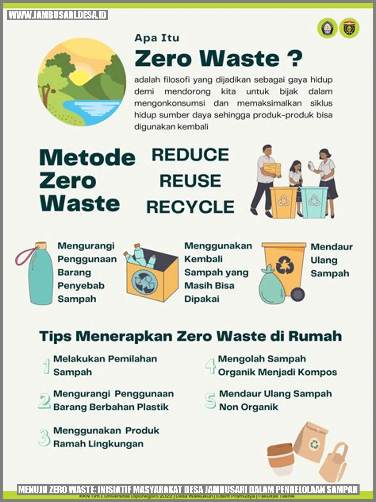 Menuju Zero Waste: Inisiatif Masyarakat Desa Jambusari dalam Pengelolaan Sampah