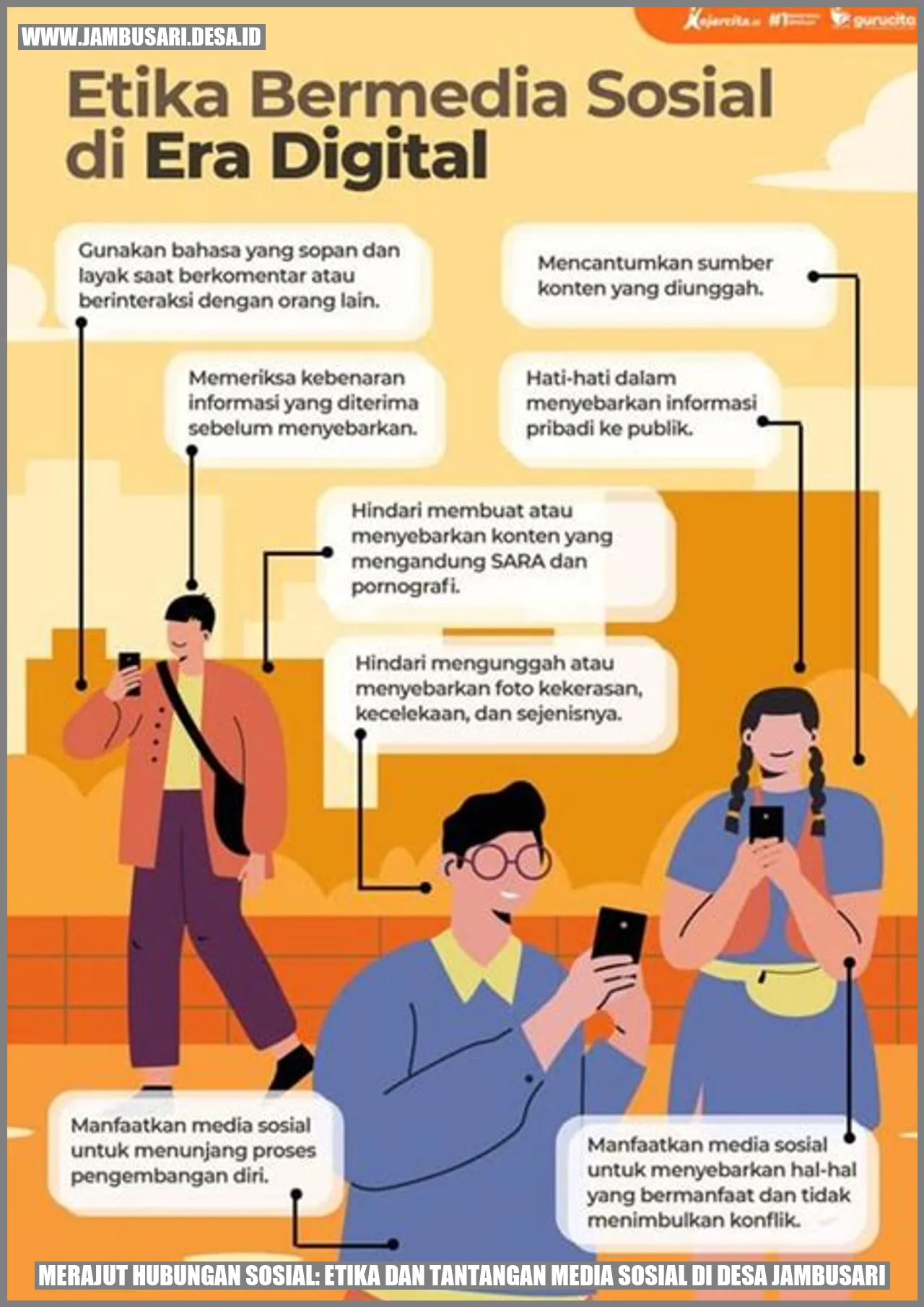 Merajut Hubungan Sosial: Etika dan Tantangan Media Sosial di Desa Jambusari