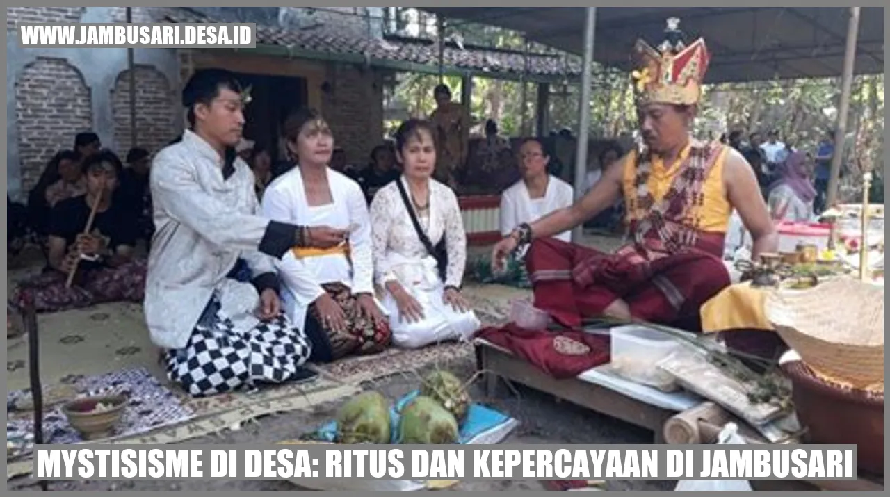 Mystisisme di Desa: Ritus dan Kepercayaan di Jambusari