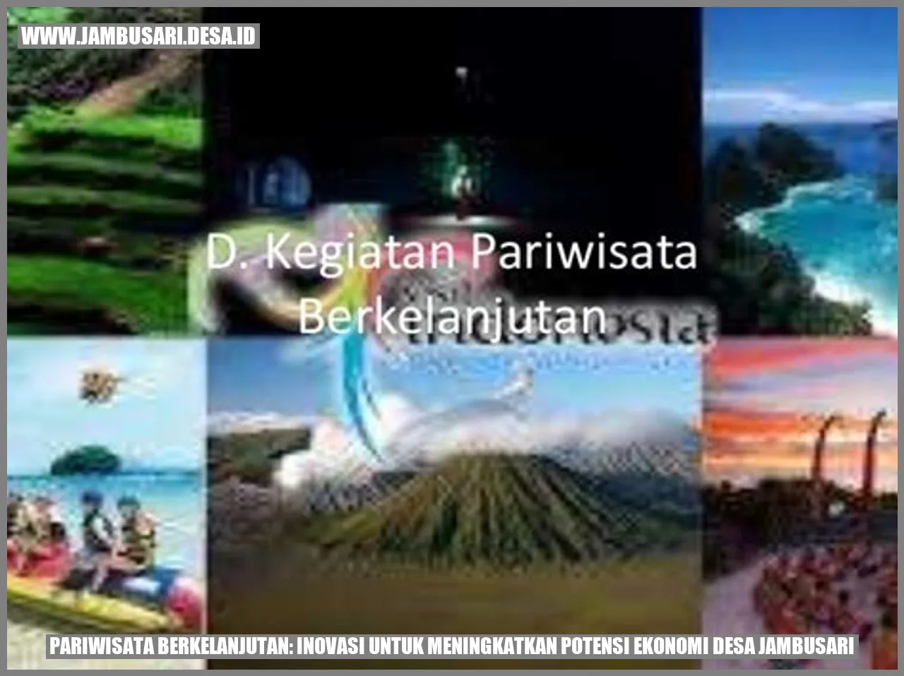 Potensi Wisata Alam Desa Jambusari