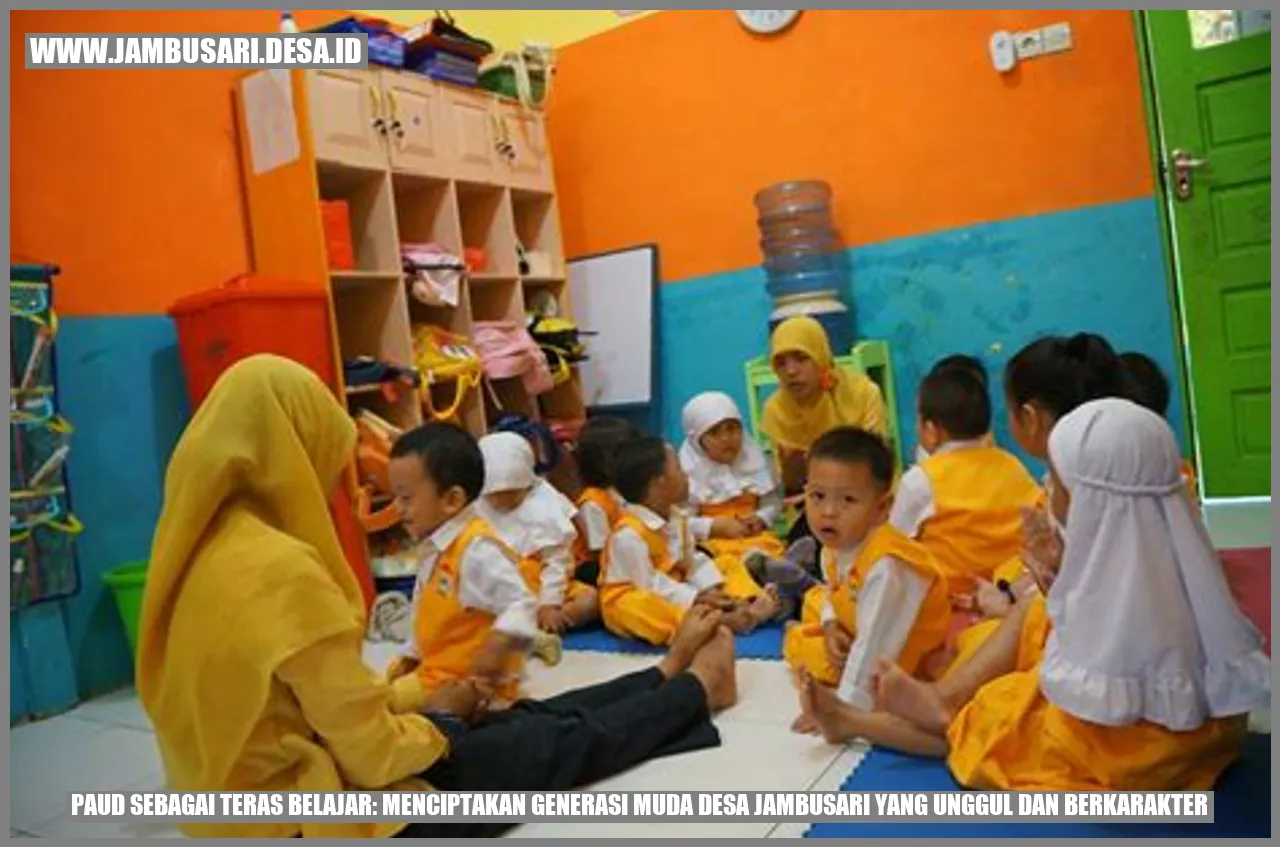 PAUD sebagai Teras Belajar: Menciptakan Generasi Muda Desa Jambusari yang Unggul dan Berkarakter
