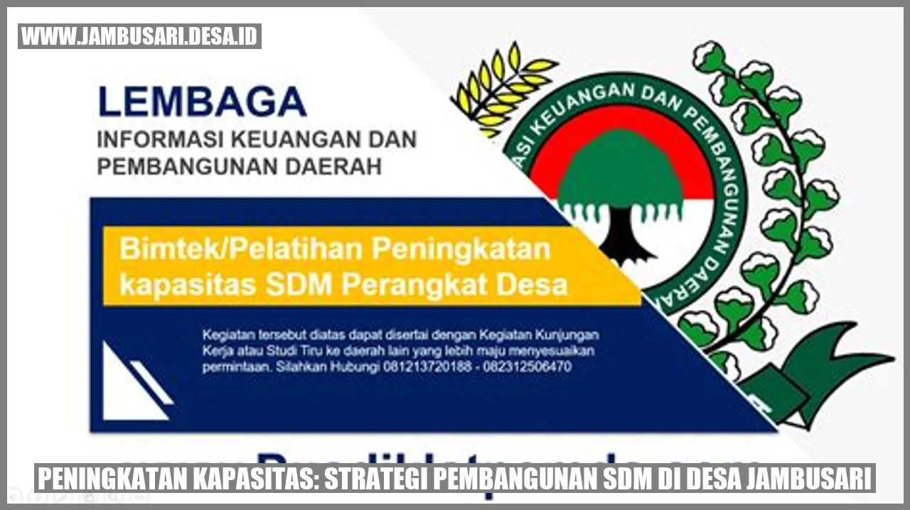 Peningkatan Kapasitas: Strategi Pembangunan SDM di Desa Jambusari