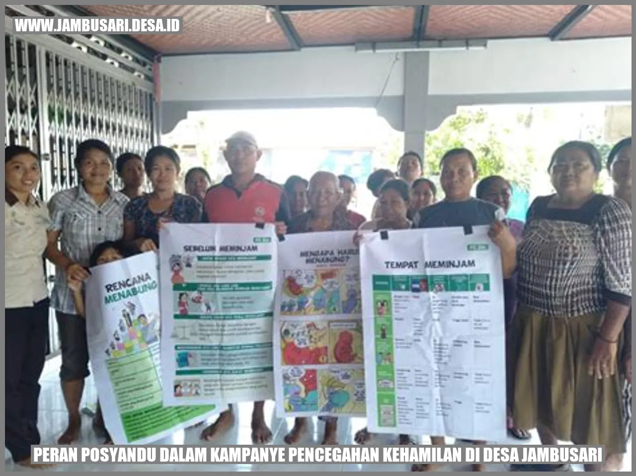 Gambar Peran Posyandu dalam Kampanye Pencegahan Kehamilan di Desa Jambusari