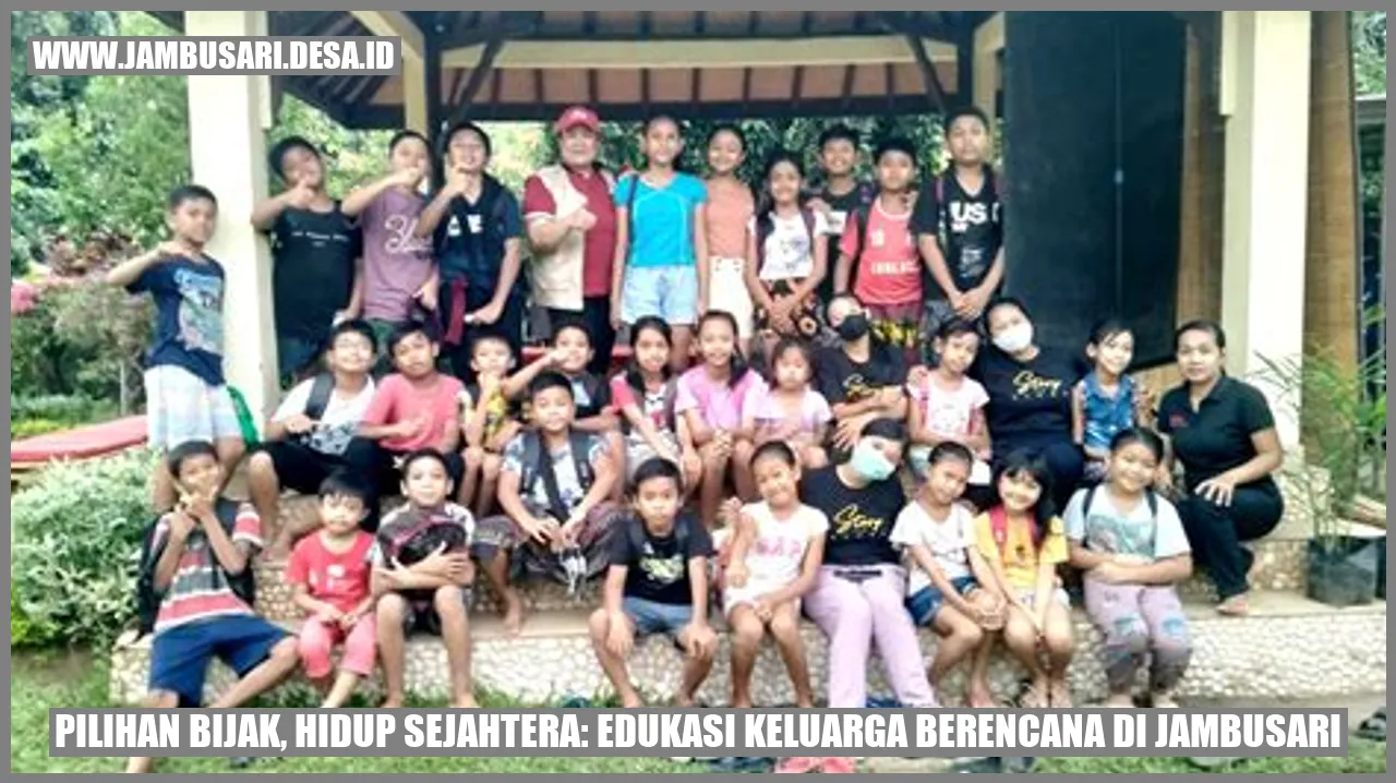 Pilihan Bijak, Hidup Sejahtera: Edukasi Keluarga Berencana di Jambusari