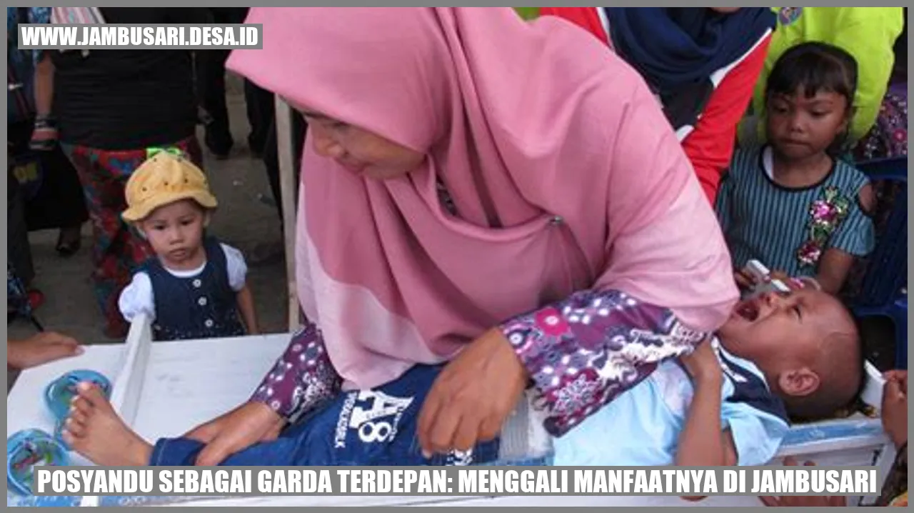 Posyandu di Desa Jambusari